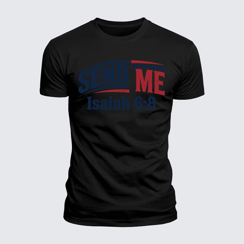 Man Of God Husband Dad Jesus God Christian Cotton T-Shirt