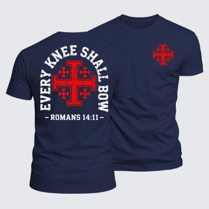 [Copy]Luxe Mercerized Cotton Tee -  Every Knee Will Bow
