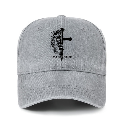 Heritage Washed Cap - Man of Faith