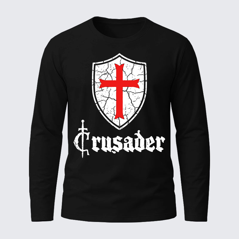 Men's  faith God'S Strong Hand Is Over My Life Long Sleeve T-Shirt