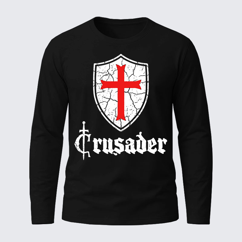 Men's  faith God'S Strong Hand Is Over My Life Long Sleeve T-Shirt