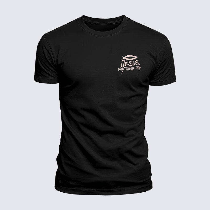 Luxe Mercerized Cotton Tee - Jesus Way Truth Life