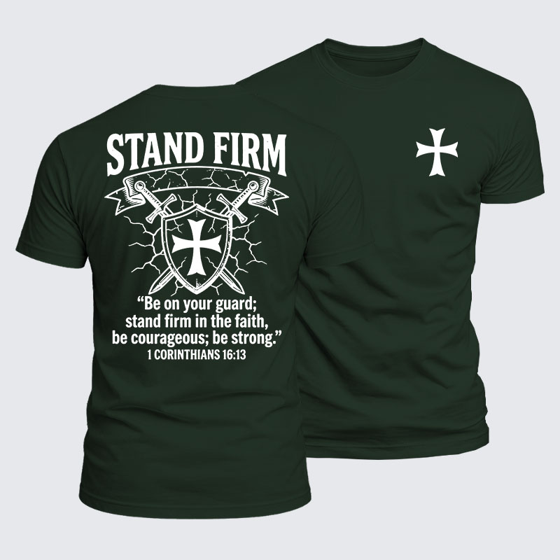 Luxe Mercerized Cotton Tee - Stand Firm