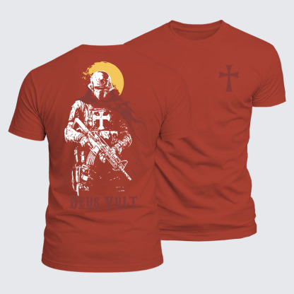 Luxe Mercerized Cotton Tee -  Deus Vult