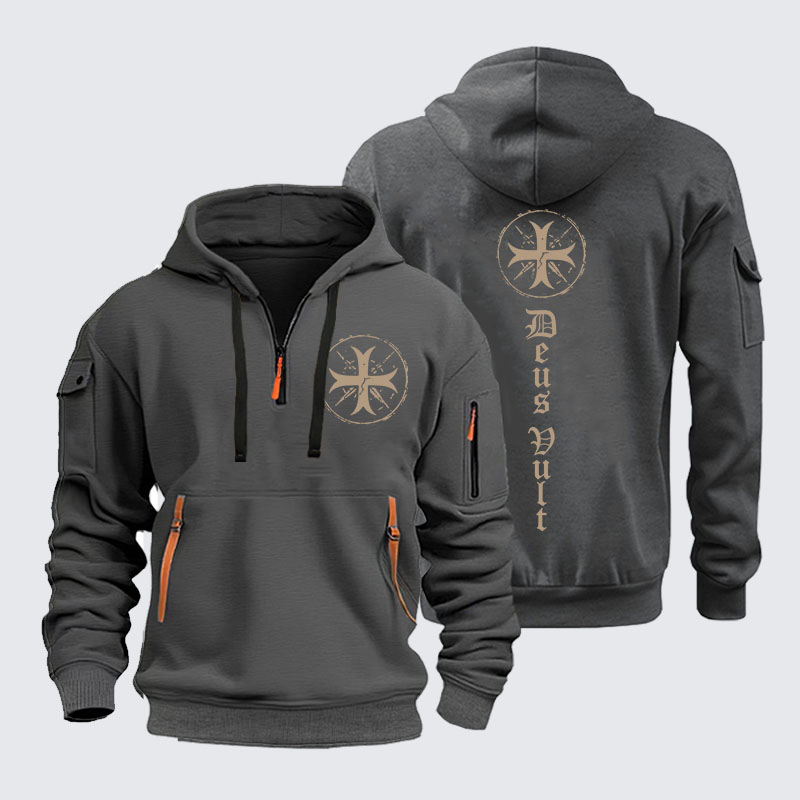 Zipper Hoodies - Deus Vult