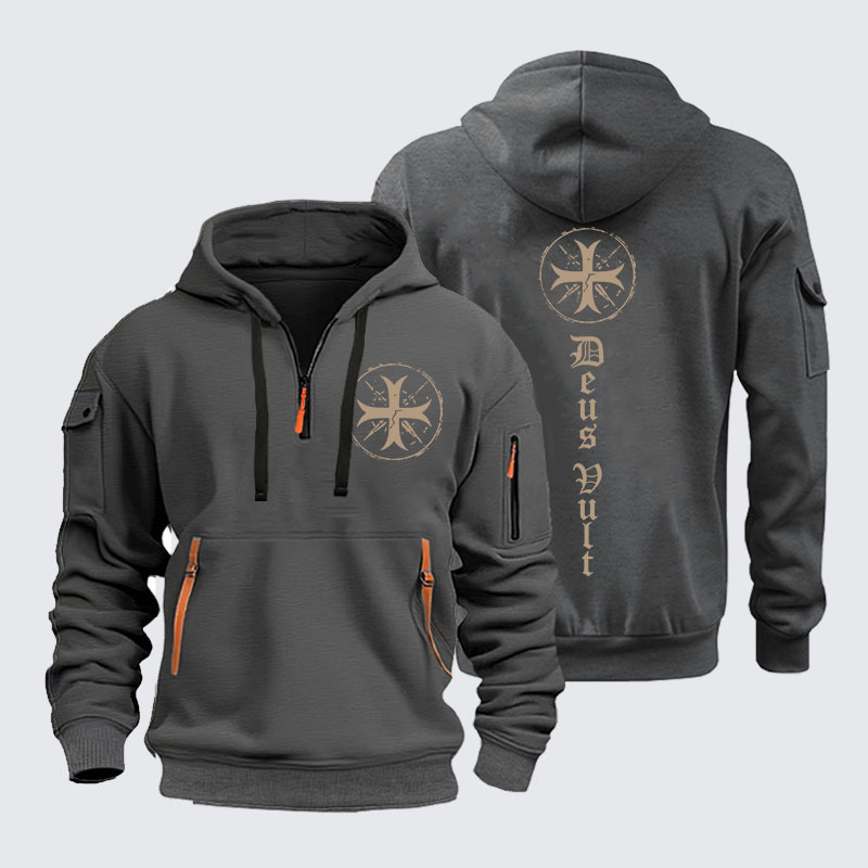 Zipper Hoodies - Deus Vult