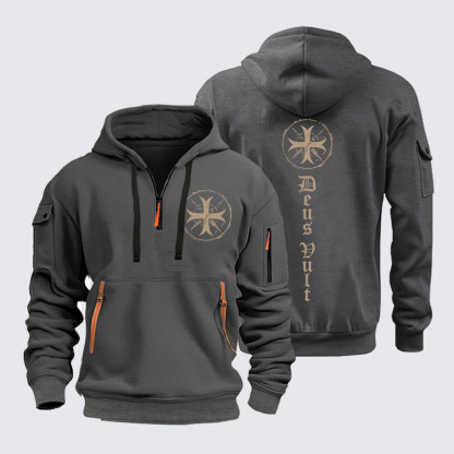 Zipper Hoodies - Deus Vult