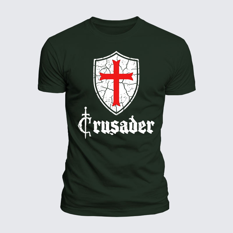 Luxe Mercerized Cotton Tee - Crusader