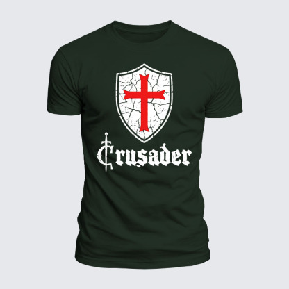 Luxe Mercerized Cotton Tee - Crusader