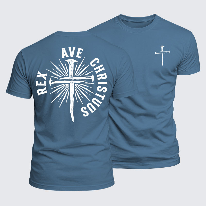 Luxe Mercerized Cotton Tee - Ave Christus Rex