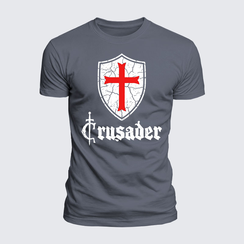 Luxe Mercerized Cotton Tee - Crusader
