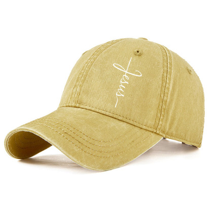 Heritage Washed Cap - Jesus Cross