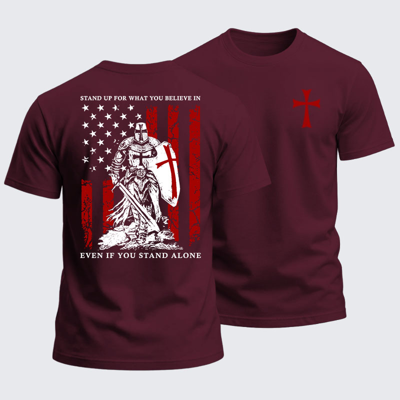 Heavyweight Cotton Tee - Stand Up For What You Believe