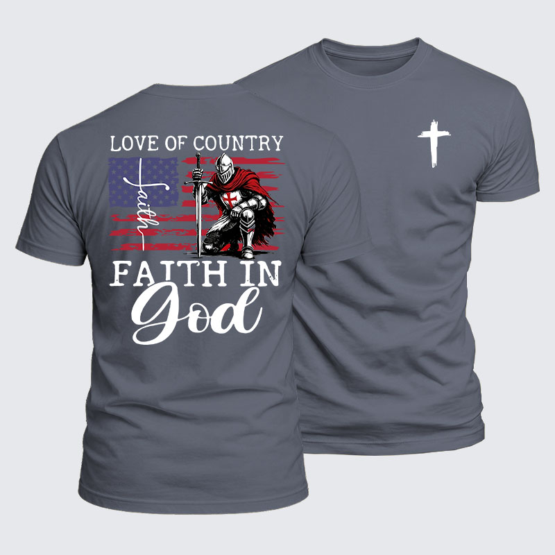 Luxe Mercerized Cotton Tee - Faith In God