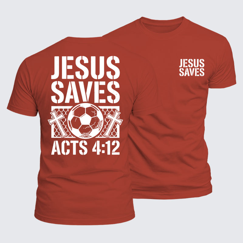 Luxe Mercerized Cotton Tee -  Jesus Saves