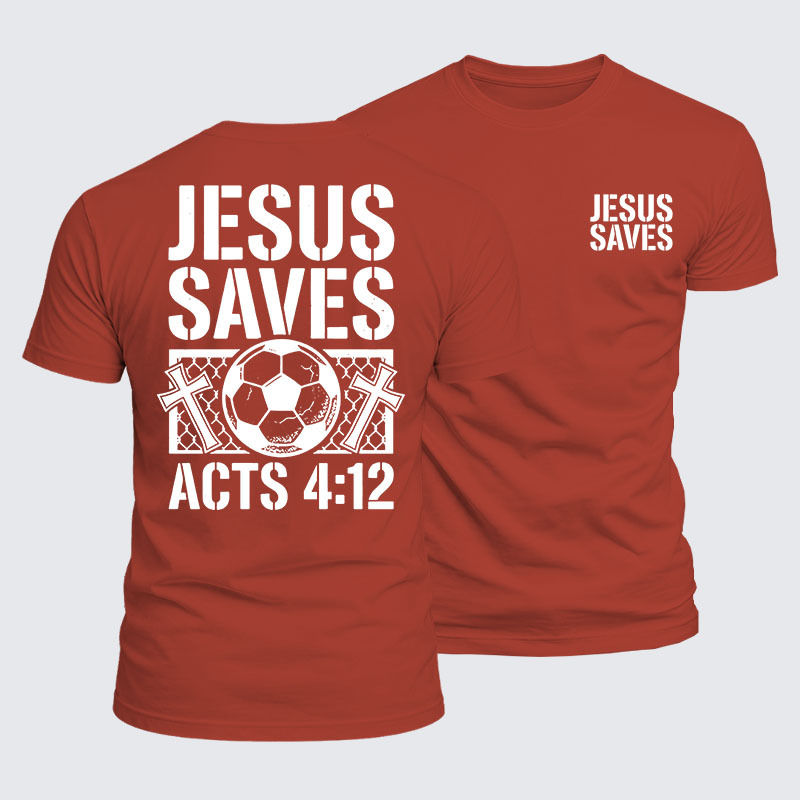 Luxe Mercerized Cotton Tee -  Jesus Saves