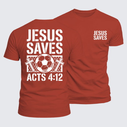 Luxe Mercerized Cotton Tee -  Jesus Saves
