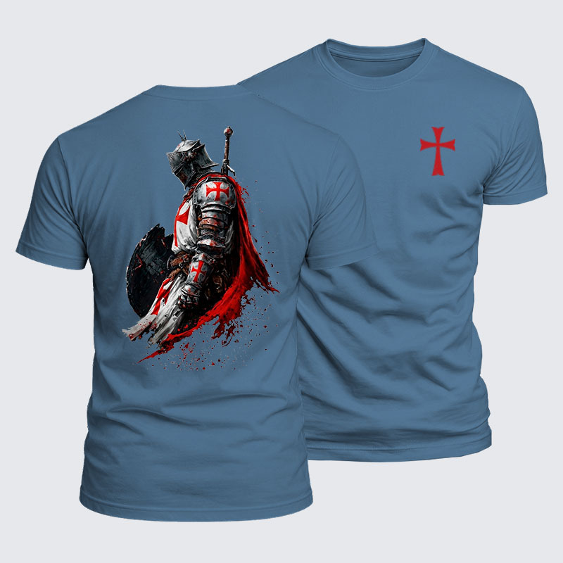 Luxe Mercerized Cotton Tee - Knight Templar 