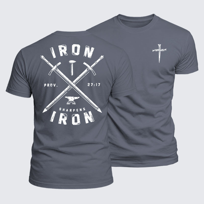 Luxe Mercerized Cotton Tee - Iron Sharpens Iron