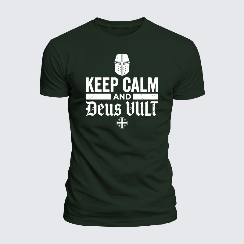 Luxe Mercerized Cotton Tee - Deus Vult