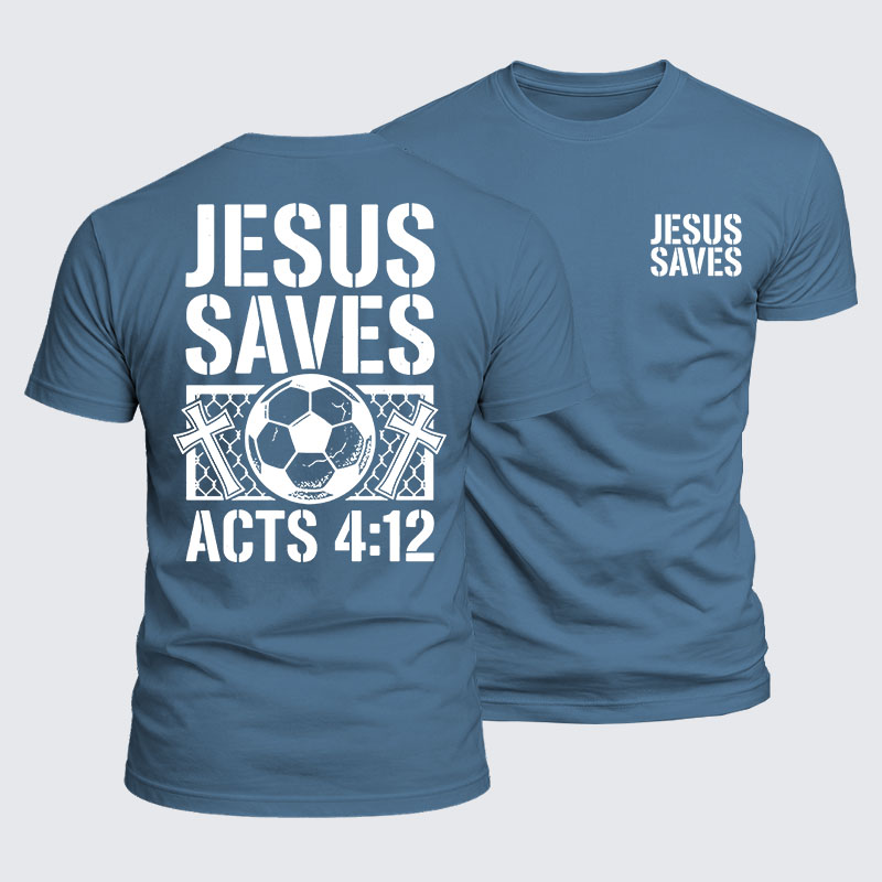 Luxe Mercerized Cotton Tee -  Jesus Saves