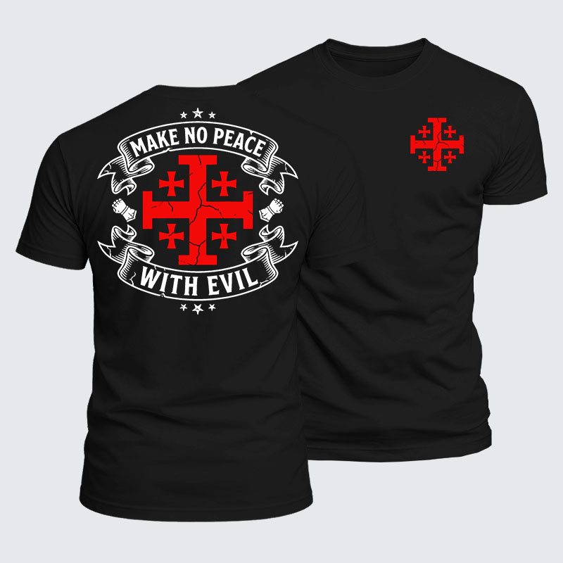 Man Of God Husband Dad Jesus God Christian Cotton T-Shirt