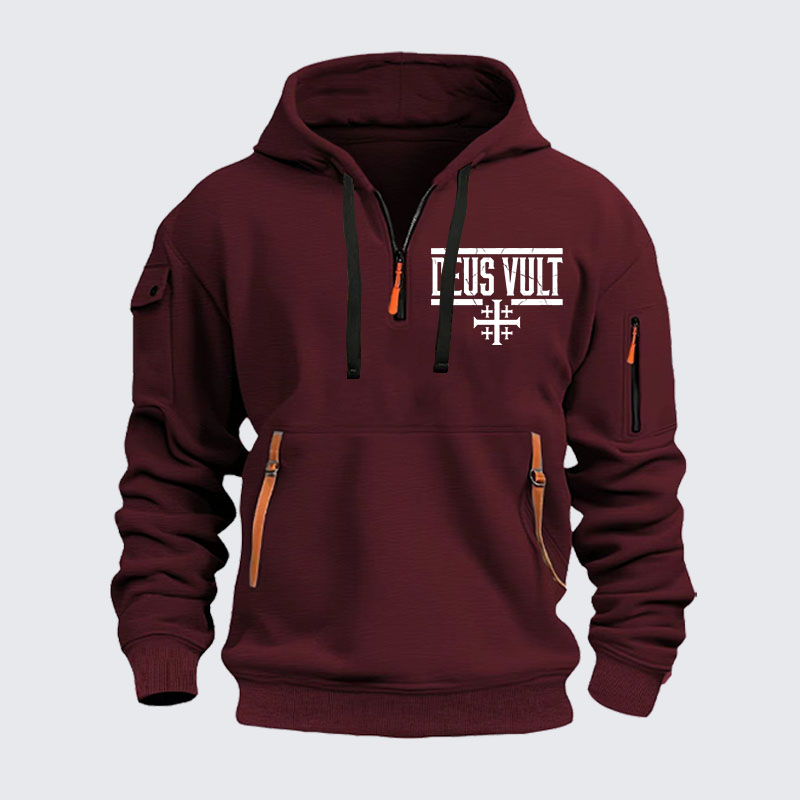 Zipper Hoodies - Deus Vult