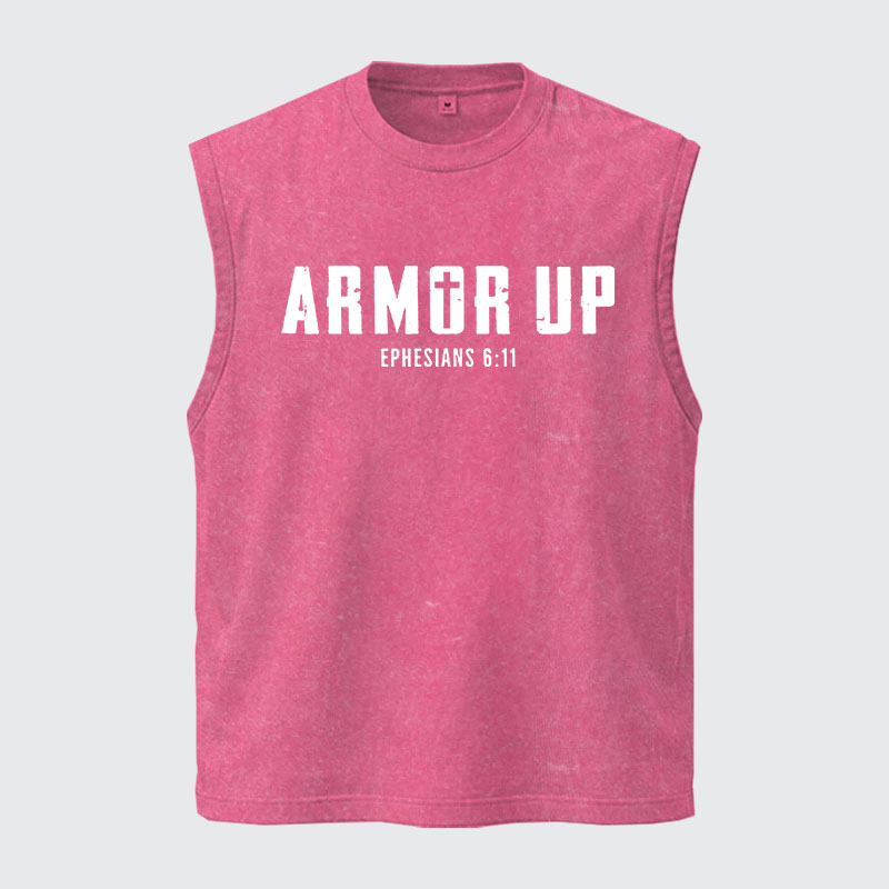 Washed Tank Top - Armor Up