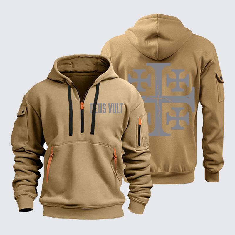 Zipper Hoodies - Deus Vult