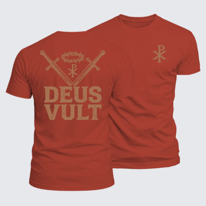Luxe Mercerized Cotton Tee - Deus Vult