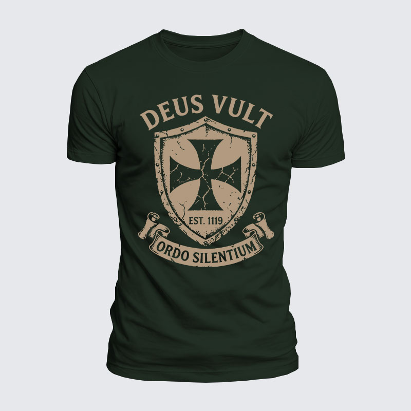 Luxe Mercerized Cotton Tee - Deus Vult