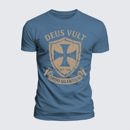 Luxe Mercerized Cotton Tee - Deus Vult