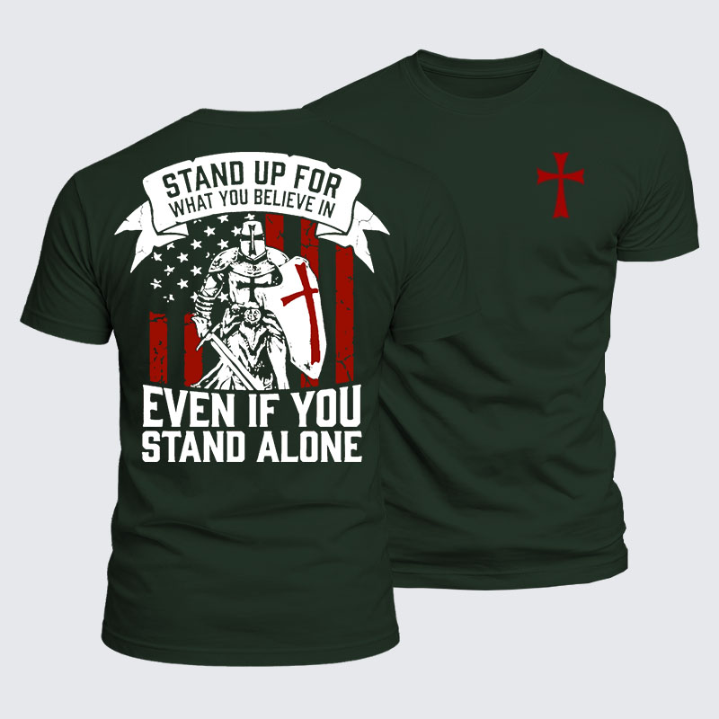 Luxe Mercerized Cotton Tee - Stand Up For What You Believe