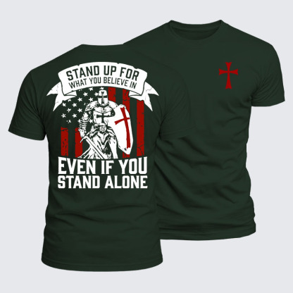 Luxe Mercerized Cotton Tee - Stand Up For What You Believe