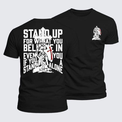 Luxe Mercerized Cotton Tee - Stand Up For What You Believe
