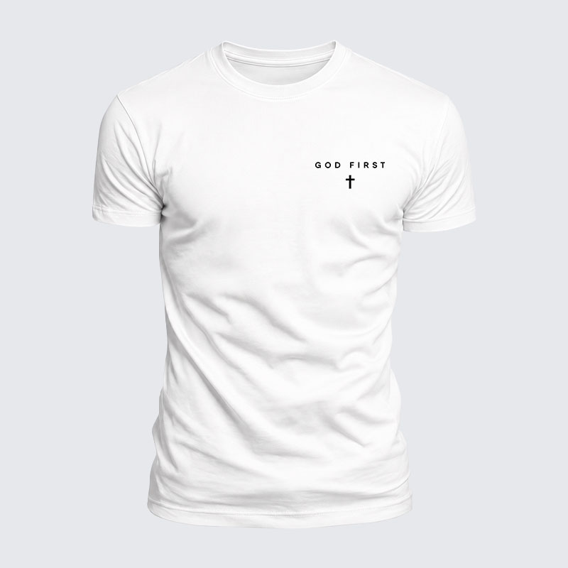 Luxe Mercerized Cotton Tee - God First