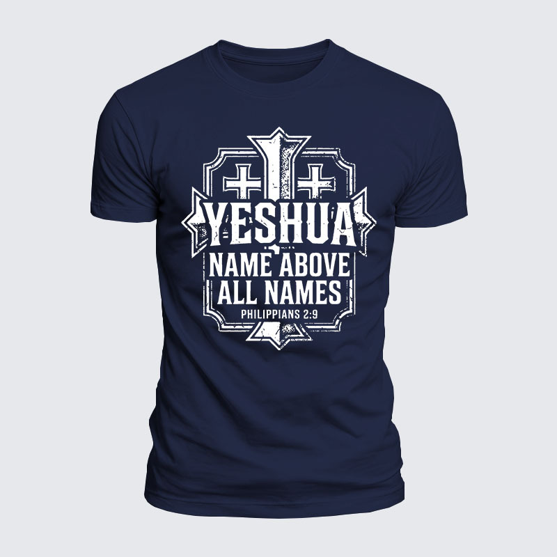 Luxe Mercerized Cotton Tee -  Yeshua Name Above All Names