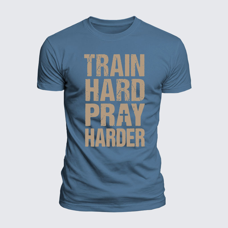 Luxe Mercerized Cotton Tee - Train Hard Pray Harder
