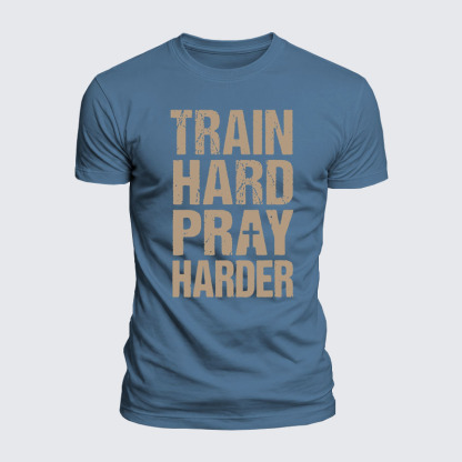 Luxe Mercerized Cotton Tee - Train Hard Pray Harder