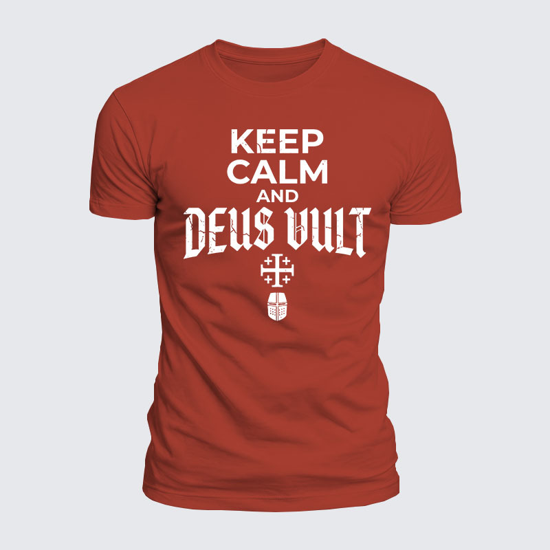 Luxe Mercerized Cotton Tee - Deus Vult