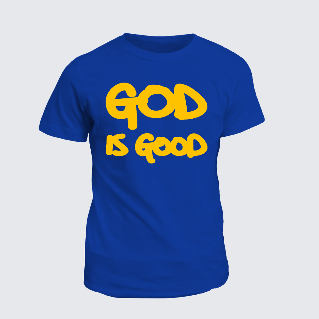 Classic Cotton Tee - God is Good Yellow