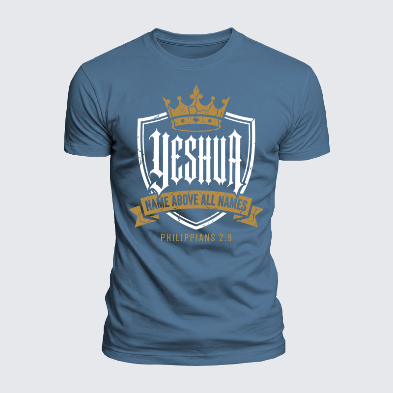 Luxe Mercerized Cotton Tee -  Yeshua Name Above All Names