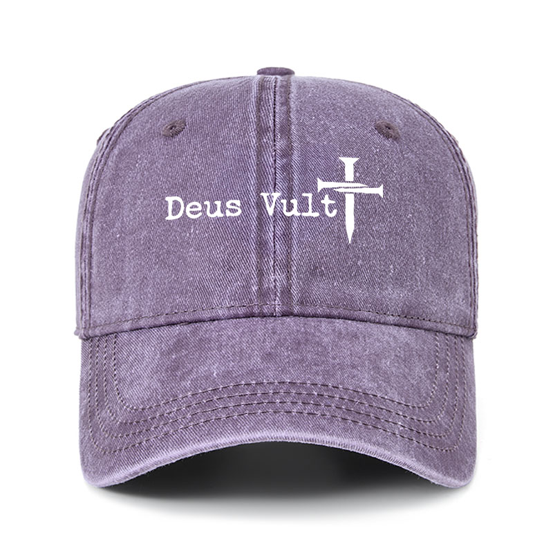 Heritage Washed Cap - Deus Vult 