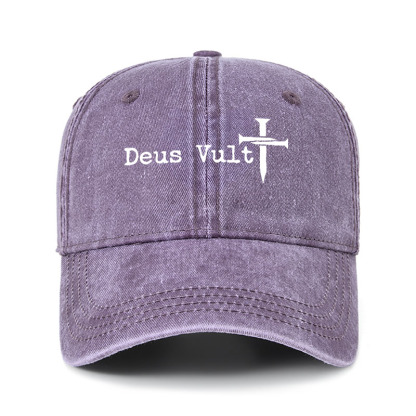 Heritage Washed Cap - Deus Vult 