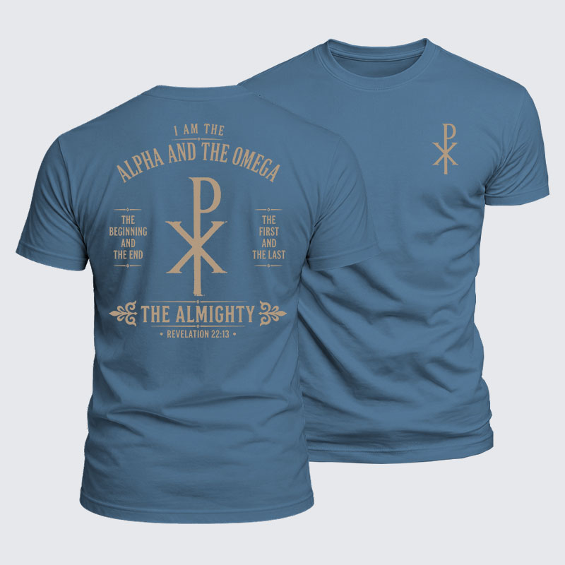 Luxe Mercerized Cotton Tee - Alpha And Omega