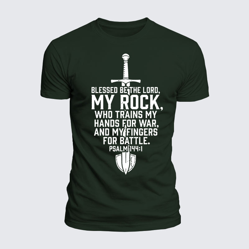 Luxe Mercerized Cotton Tee - Blessed Be The Lord