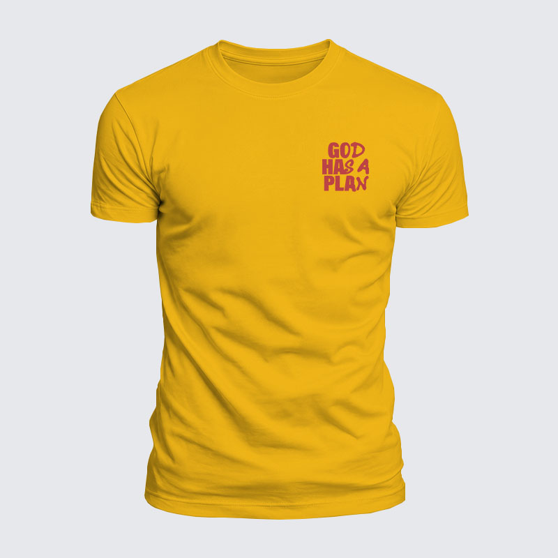 Luxe Mercerized Cotton Tee - God Has A Plan