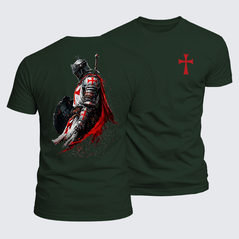 Luxe Mercerized Cotton Tee - Knight Templar 