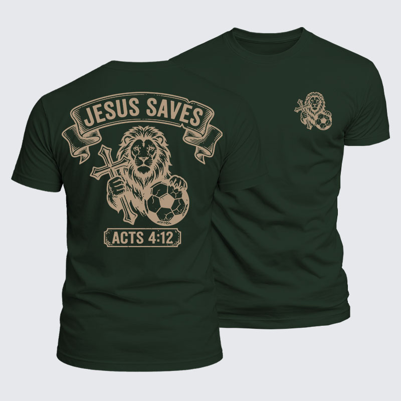 Luxe Mercerized Cotton Tee -  Jesus Saves