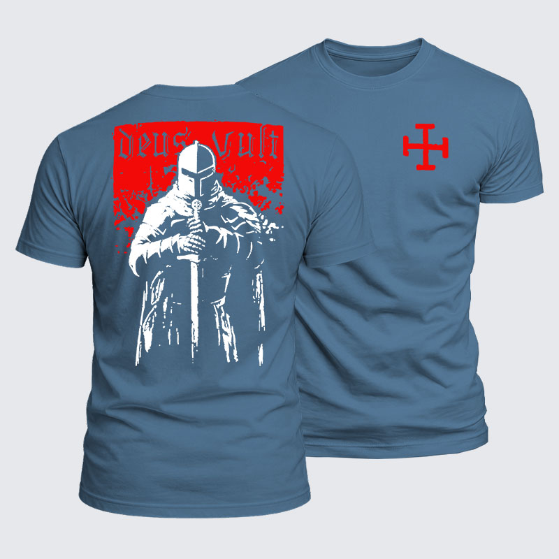 Luxe Mercerized Cotton Tee - Deus Vult 